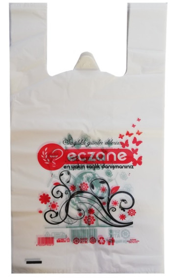 Taner Ay Atlet Tipi Küçük Boy Baskılı Poşet 27x40 cm 130 Adet - 1 kg'lık Paket - 1