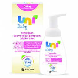 Uni Baby Yenidoğan Saç ve Vücut Şampuanı Köpük Form 200 ml
