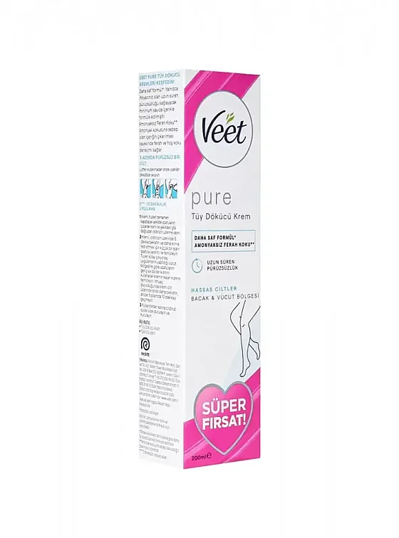 Veet Tüy Dökücü Krem Hassas Ciltler 200 ml - 1