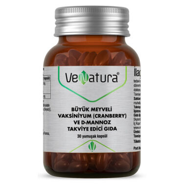 Venatura Cranberry ve D-Mannoz 30 Kapsül - VeNatura
