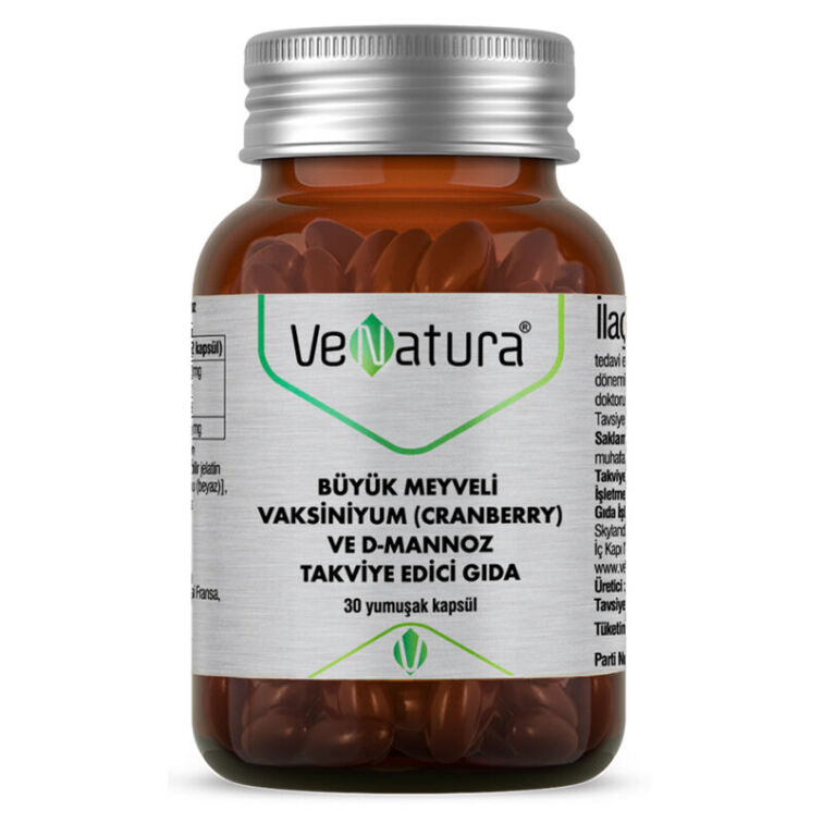 Venatura Cranberry ve D-Mannoz 30 Kapsül - 1