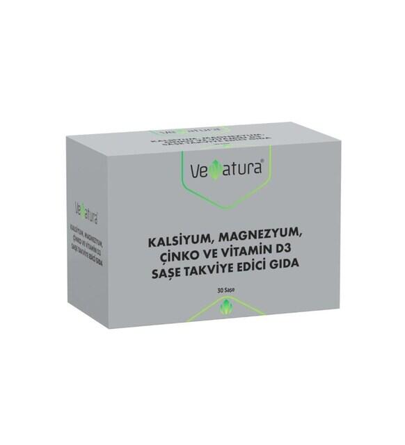Venatura Kalsiyum Magnezyum Çinko ve Vitamin D3 30 Saşe - 1