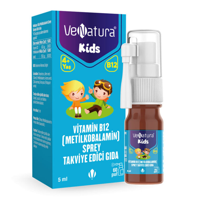 Venatura Kids B12 Metilkobalamin 5 ml Sprey - 1