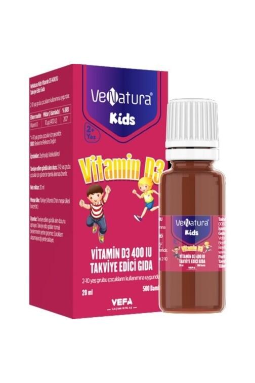 Venatura Kids Vitamin D3 Damla 20 ml - 1