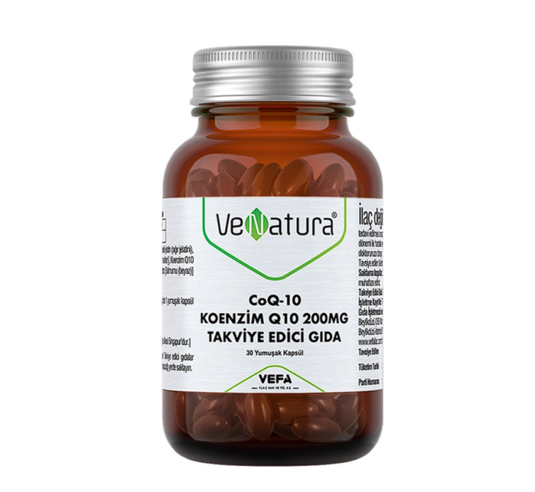 Venatura Koenzim Q10 200 mg 30 Yumuşak Kapsül - 1