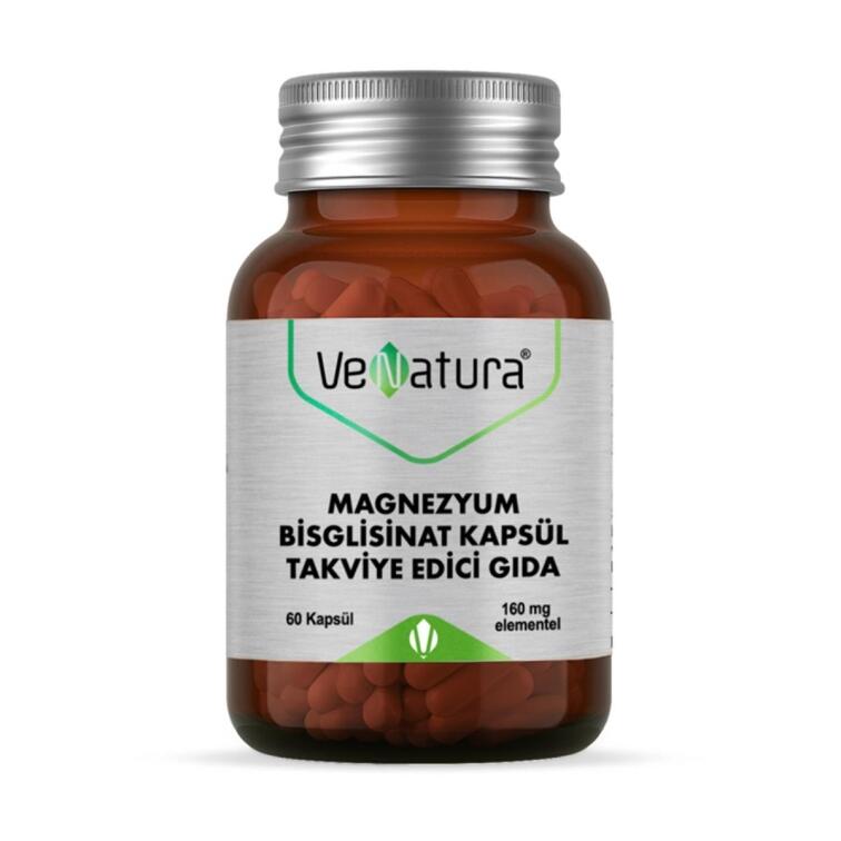 VeNatura Magnezyum Bisglisinat Kapsül 160 mg 60 Kapsül - 1