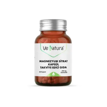 Venatura Magnezyum Sitrat 60 Kapsül - VeNatura