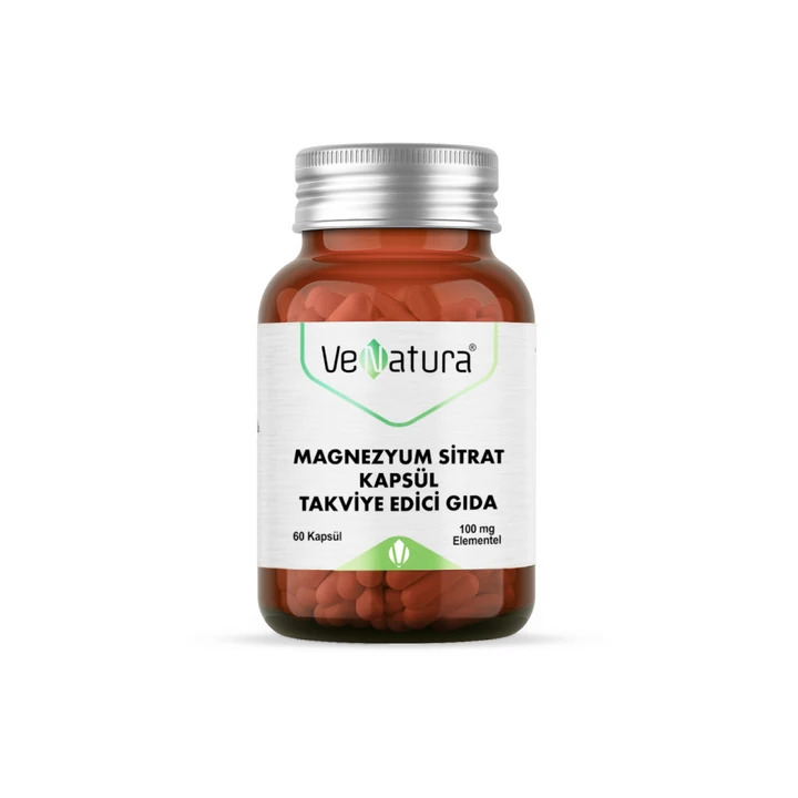 Venatura Magnezyum Sitrat 60 Kapsül - VeNatura