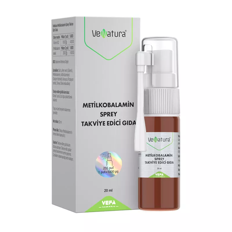 VeNatura Metilkobalamin Sprey Takviye Edici Gıda 20 ml - 1