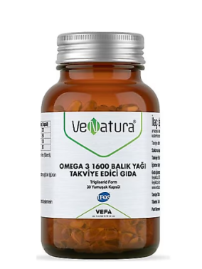 Venatura Omega 3 1600 mg 30 Kapsül - VeNatura