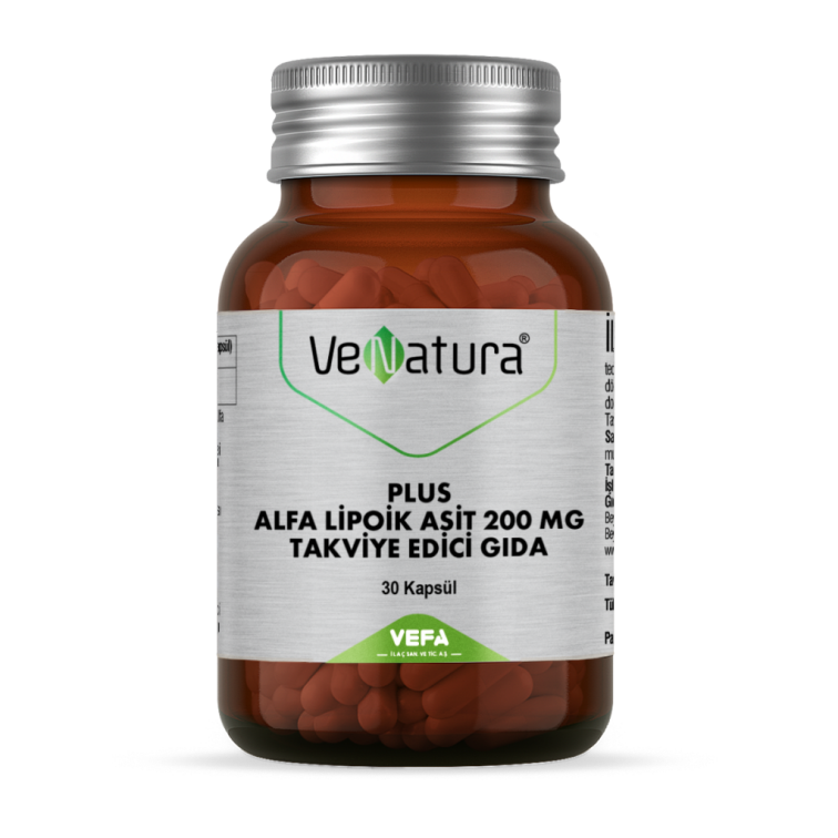 Venatura Plus Alfa Lipoik Asit 200 mg 30 Kapsül - 1
