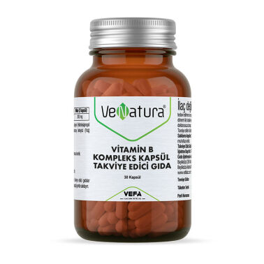 Venatura Vitamin B Kompleks 30 Kapsül - VeNatura