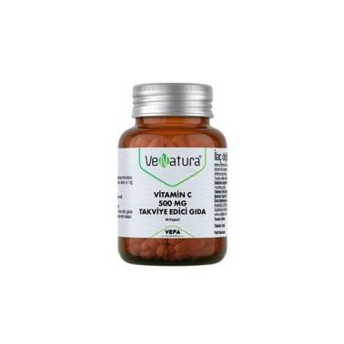 Venatura Vitamin C 500 mg 60 Kapsül - VeNatura