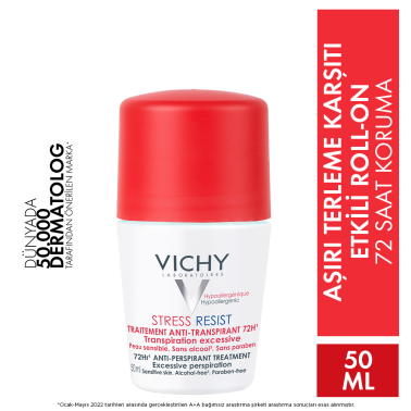 Vichy Stress Resist Terleme Karşıtı Deodorant Yoğun Kontrol 50 ml - 2