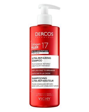 Vichy Dercos Collagen 17 Filler Tüm Saç Tipleri İçin Şampuan 400 ml - Vichy