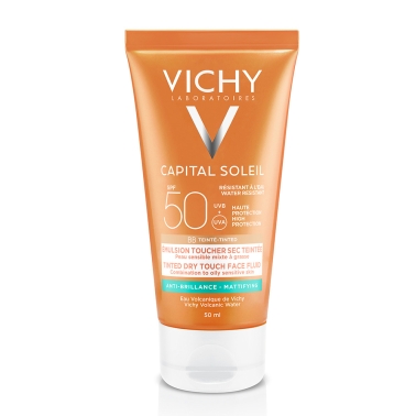 Vichy Ideal Soleil SPF50 50 ml Tüm Cilt Tipleri için Renkli Leke Karşıtı Güneş Koruyucu - 1
