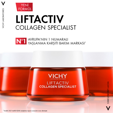 Vichy Liftactiv Collagen Specialist Yaşlanma Karşıtı Bakım Kremi 50 ml