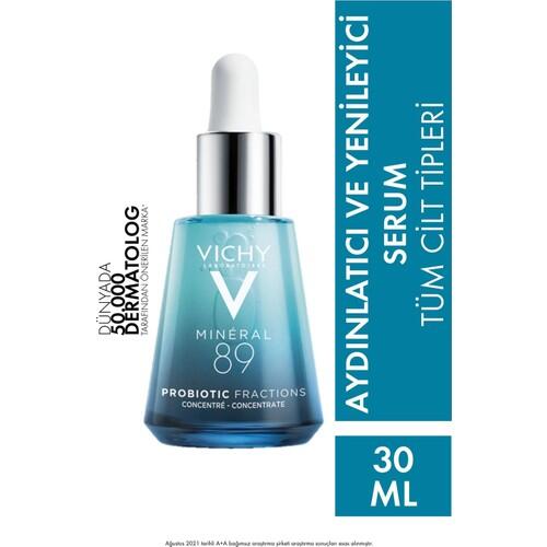 Vichy Mineral 89 Probiyotik Aydınlatıcı Yenileyici ve Onarıcı Serum 30 ml - 1