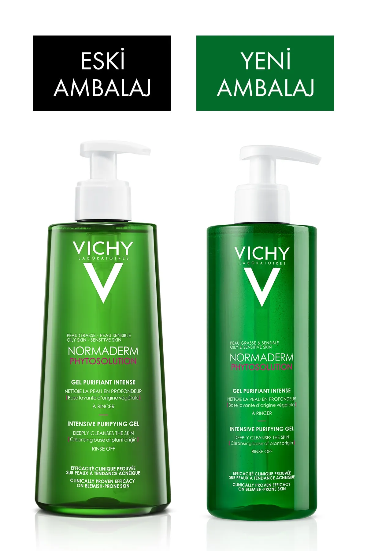 VICHY NORMADERM PHYTOSOLUTION GEL CLEANSER 400ML - 4