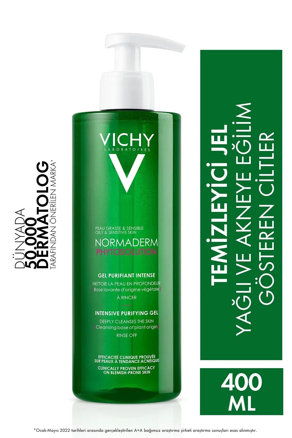 VICHY NORMADERM PHYTOSOLUTION GEL CLEANSER 400ML - 1
