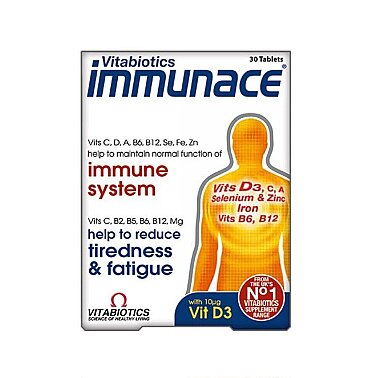 Vitabiotics Immunace 30 Tablet - Vitabiotics