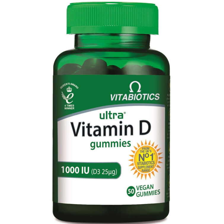 Vitabiotics Ultra Vitamin D Gummies 1000 IU 50 Kapsül - 1