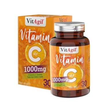 Vi̇tagi̇l Vi̇tami̇n C 1000 mg 30 Tablet - VitaGlucan+