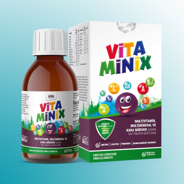 Vitaminix Kara Mürver Şurubu 150 ml - 1