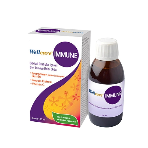 Wellcare Immune Sıvı Takviye Edici Gıda 150 ml - 1