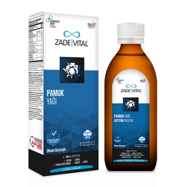 Zade Vital Pamuk Yağı 150 ml - 1